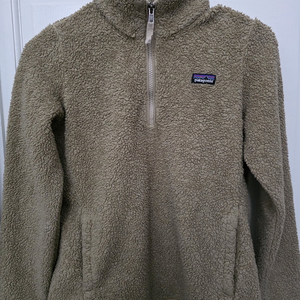 Patagonia Tan Fleece Pullover